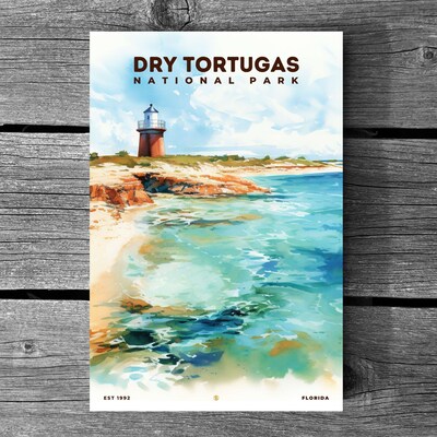 Dry Tortugas National Park Poster, Travel Art, Office Poster, Home Decor | S8 - image3